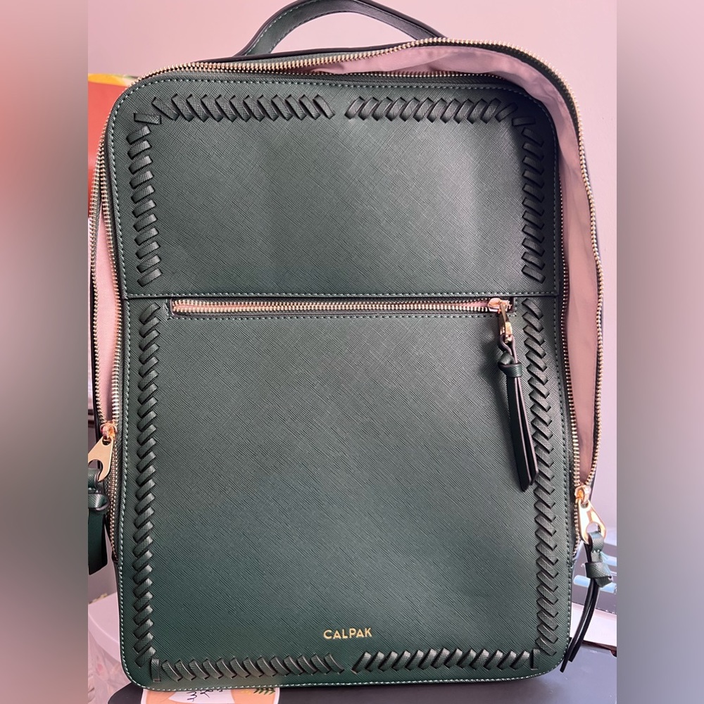 Calpak Kaya Laptop Backpack Green